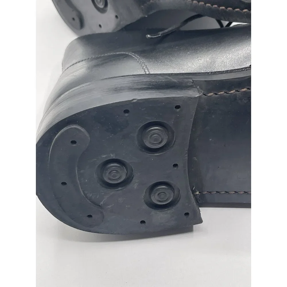 Samuel Windsor Mens Black Leather Lace-Up Ankle Boots Shoes UK‎ 6